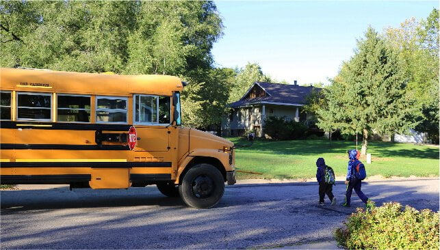 Video based School bus