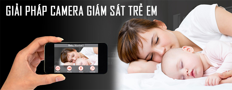 camera quan sát trẻ em Cài đặt camera trên điện thoại để quan sát trẻ em