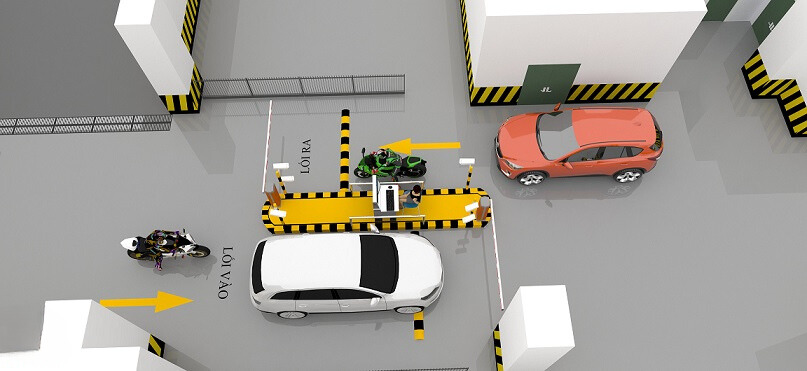 mô hình hệ thống giữ xe thông minh