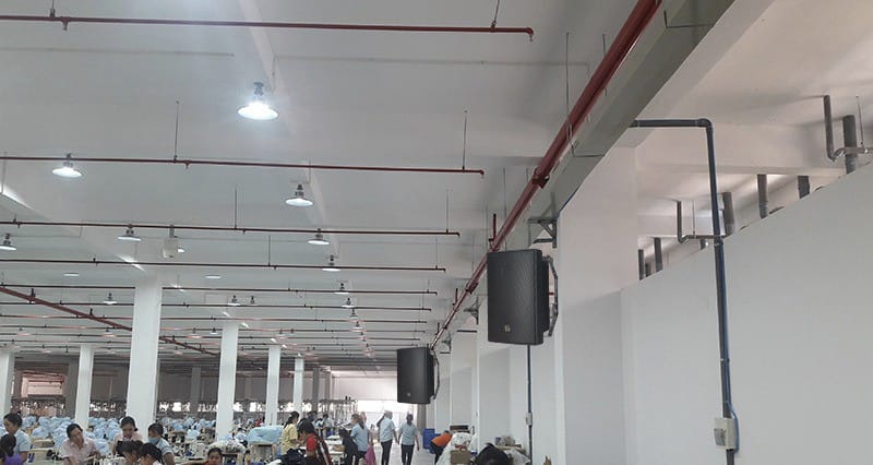 Hệ thống âm thanh nhà xưởng